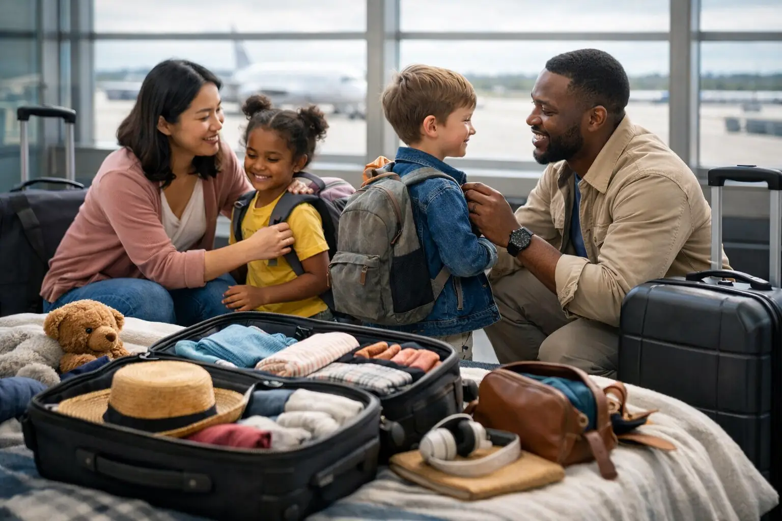 How to Pack for Family Flights Without Overpacking